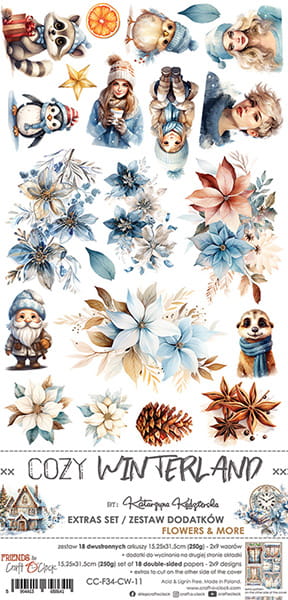 Craft o`clock - Cozy Winterland-  klippebok mix