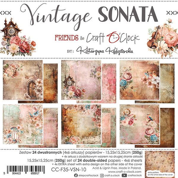 Craft o`clock - Vintage Sonata 6x6"