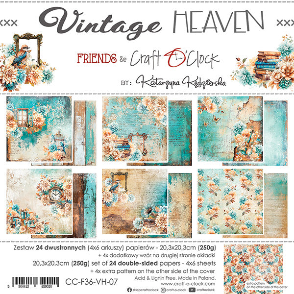 Craft o`clock - Vintage Heaven 8x8" mix