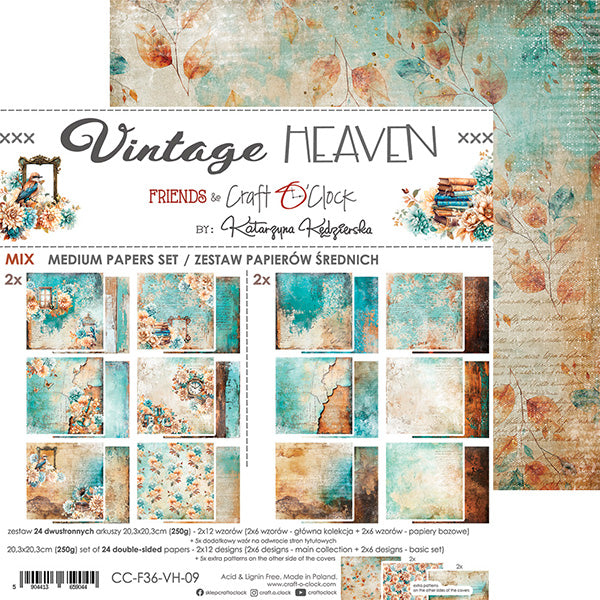 Craft o`clock - Vintage Heaven 8x8" mix