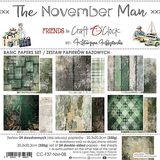 Craft o`clock - The November Man 8x8" basic