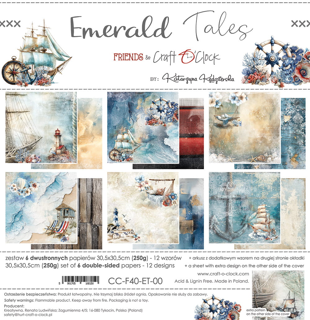 Craft o`clock - Emerald Tales 12x12"