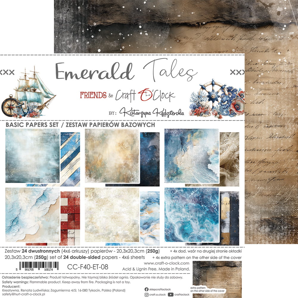 Craft o`clock - Emerald Tales 8x8" basic