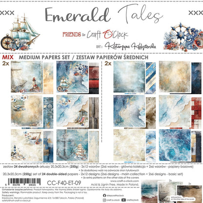 Craft o`clock - Emerald Tales 8x8" mix