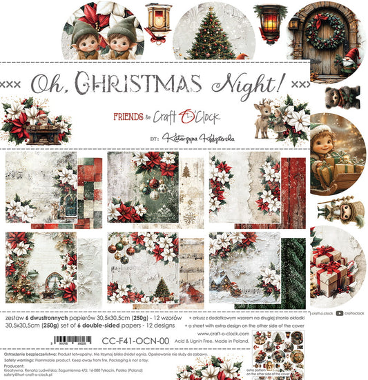 Craft o`clock - Oh Christmas Night 12x12"