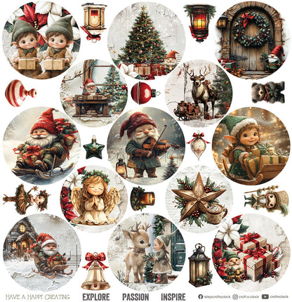 Craft o`clock - Oh Christmas Night 6x6"