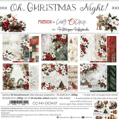 Craft o`clock - Oh Christmas Night - 8x8" mix