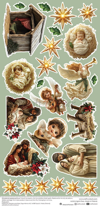 Craft o`clock - Oh Christmas Night-  Silent Night 6x12"