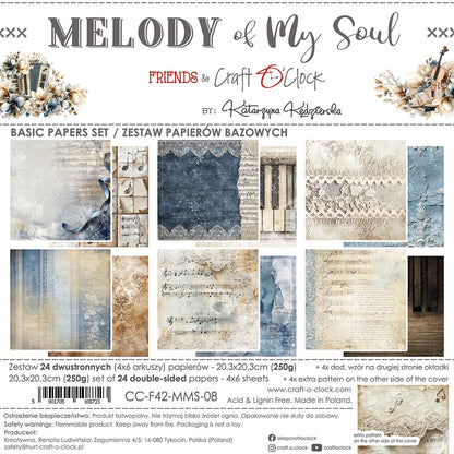 Craft o`clock - Melody of my soul 8x8" basic