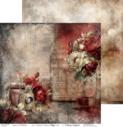 Craft o`clock - Silver Screen Magic 8x8"