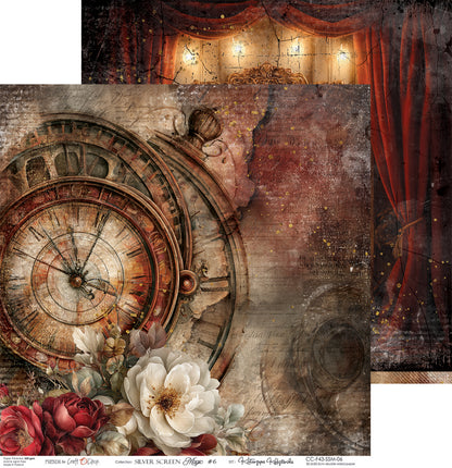 Craft o`clock - Silver Screen Magic 8x8"