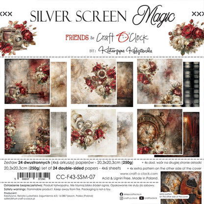 Craft o`clock - Silver Screen Magic 8x8"