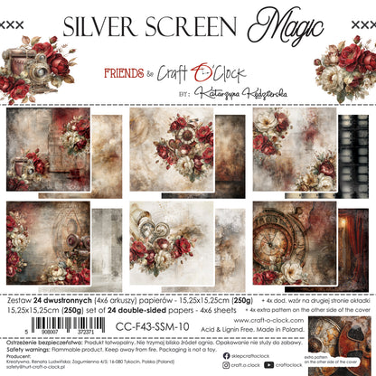 Craft o`clock - Silver Screen Magic 6x6"