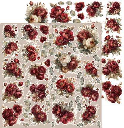 Craft o`clock - Silver Screen Magic - klippeblokk 12x12"-  mix