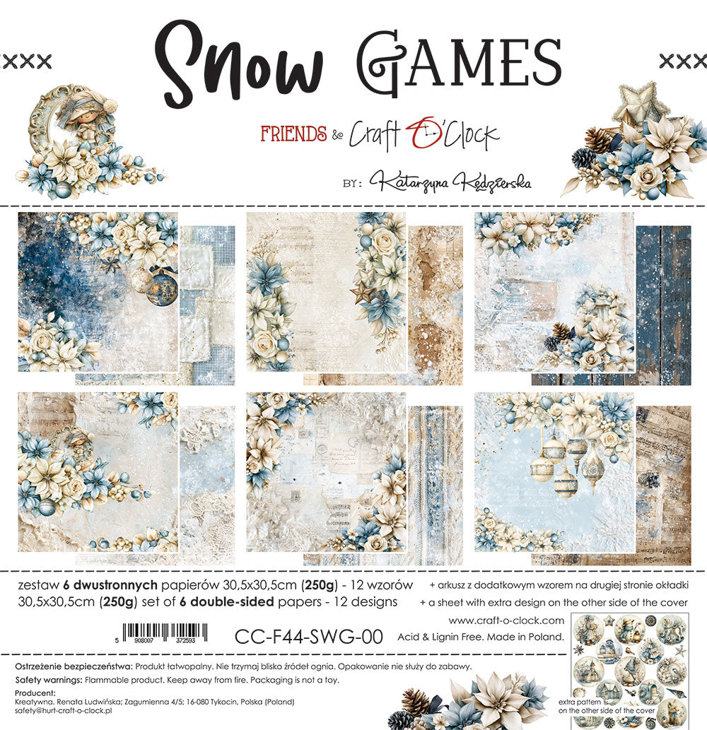 Craft o`clock - Snow Games 12x12"