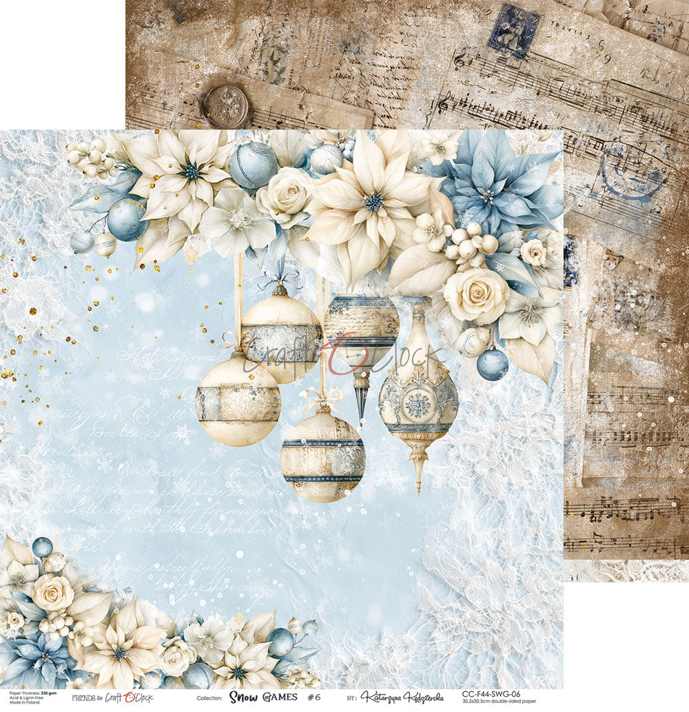 Craft o`clock - Snow Games 6x6"