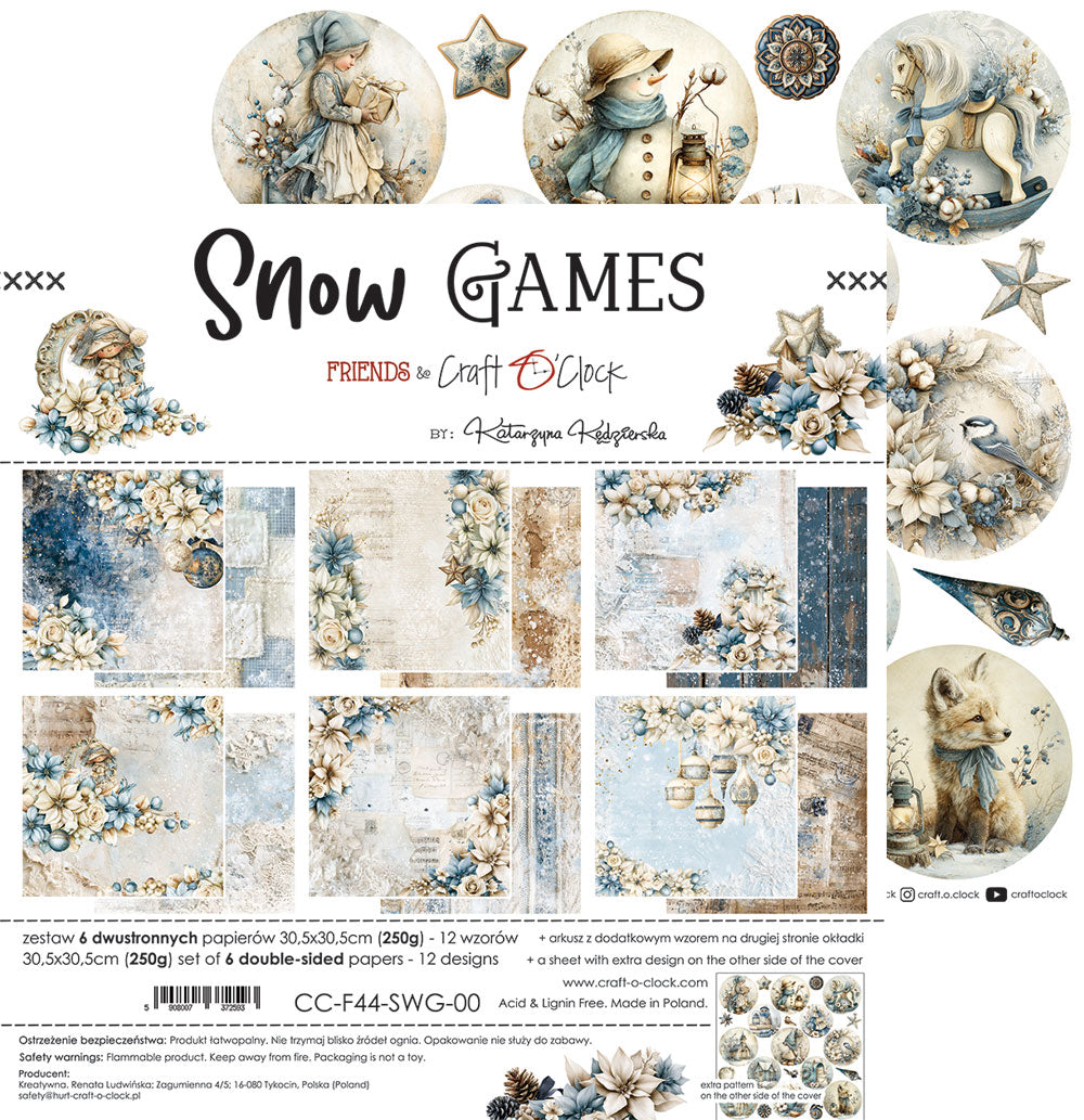 Craft o`clock - Snow Games 12x12"