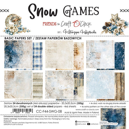 Craft o`clock - Snow Games 8x8" basic