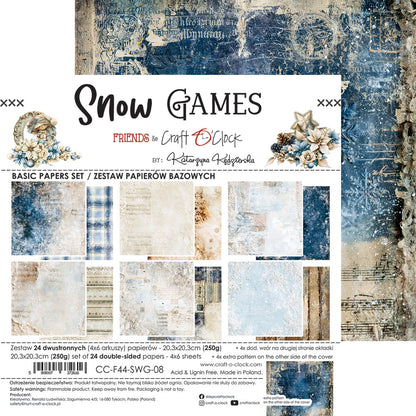 Craft o`clock - Snow Games 8x8" basic