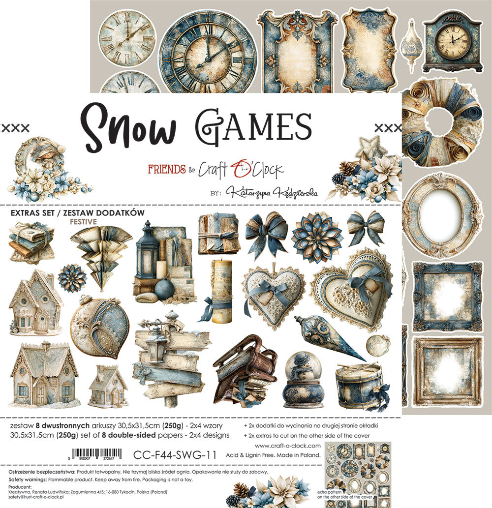 Craft o`clock - Snow Games - mix klippeblokk