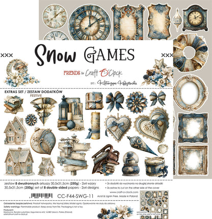 Craft o`clock - Snow Games - mix klippeblokk