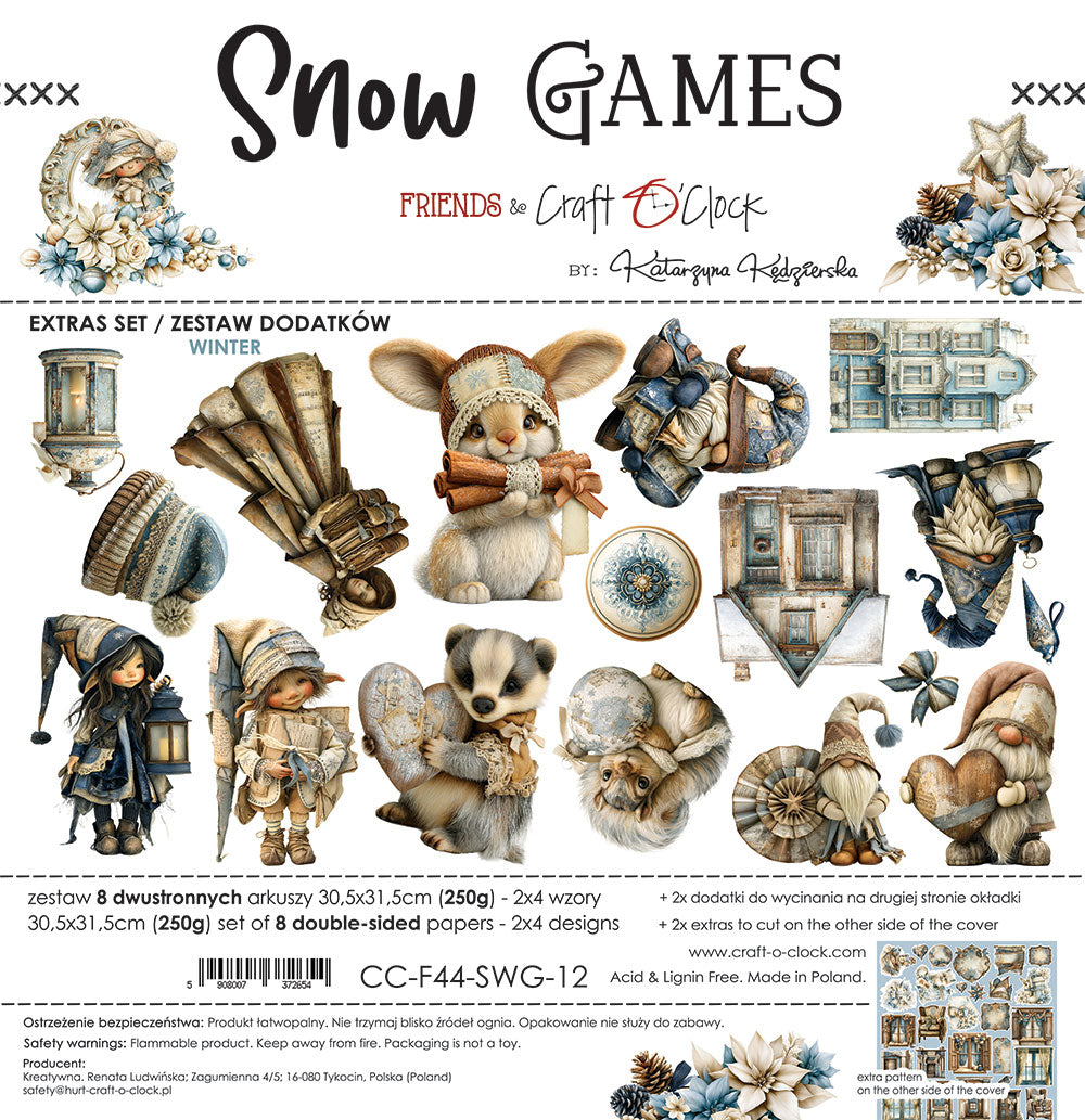 Craft o`clock - Snow Games - mix klippeblokk