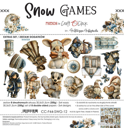 Craft o`clock - Snow Games - mix klippeblokk