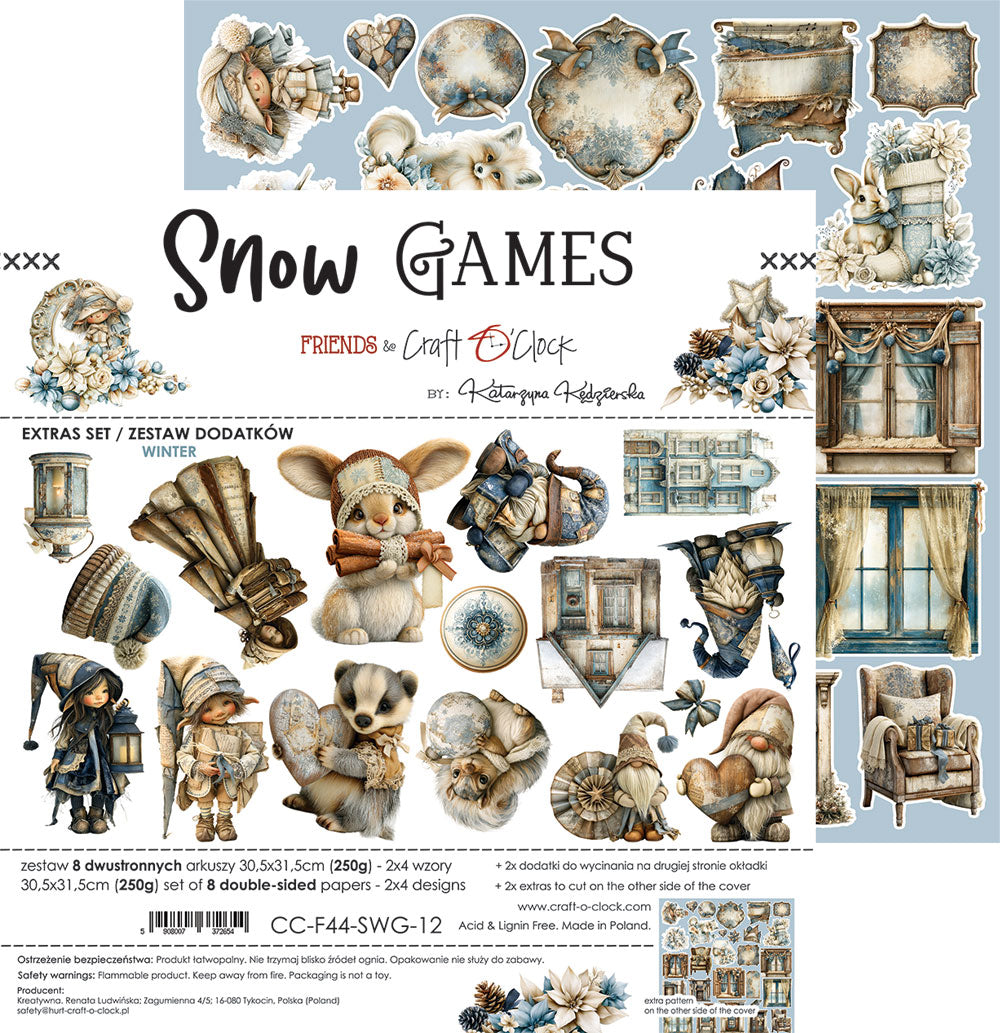 Craft o`clock - Snow Games - mix klippeblokk
