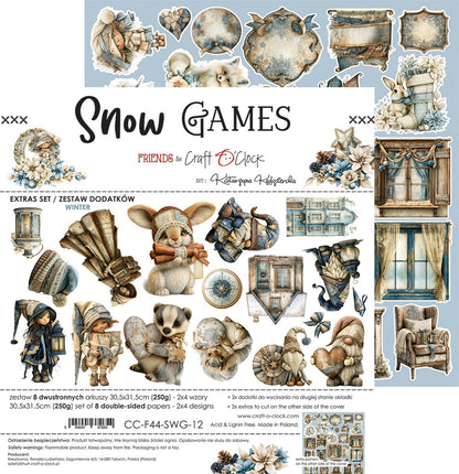 Craft o`clock - Snow Games - mix klippeblokk