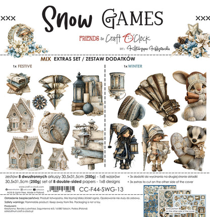 Craft o`clock - Snow Games - mix klippeblokk