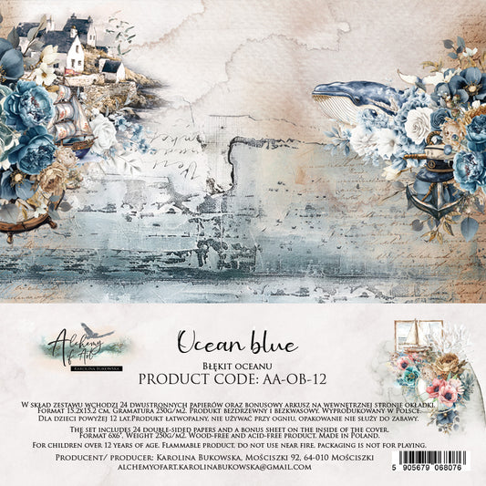 AlchemyOfArt - Ocean Blue 6x6"
