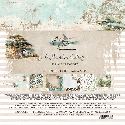 AlchemyOfArt - Wild Adventures 8x8"