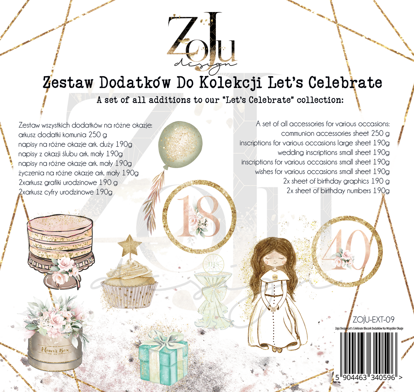 ZojuDesign - Let`s Celebrate - klippeblokk