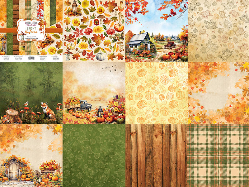 Fabrica Dekoru - Bright Autumn 12x12" (kopia)