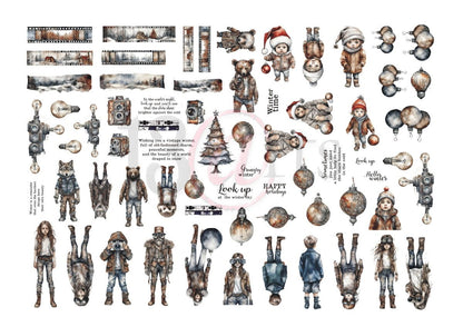 13Arts - Grungy Winter - die cuts