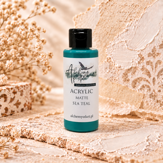 Alchemy of Art – Matt akrylmaling Sea Teal 60ml