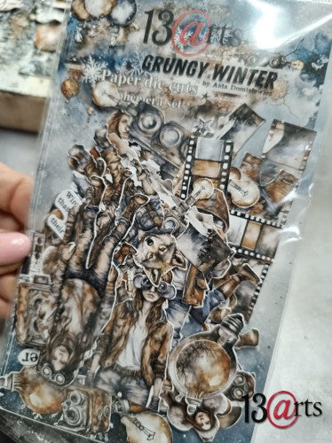 13Arts - Grungy Winter - die cuts