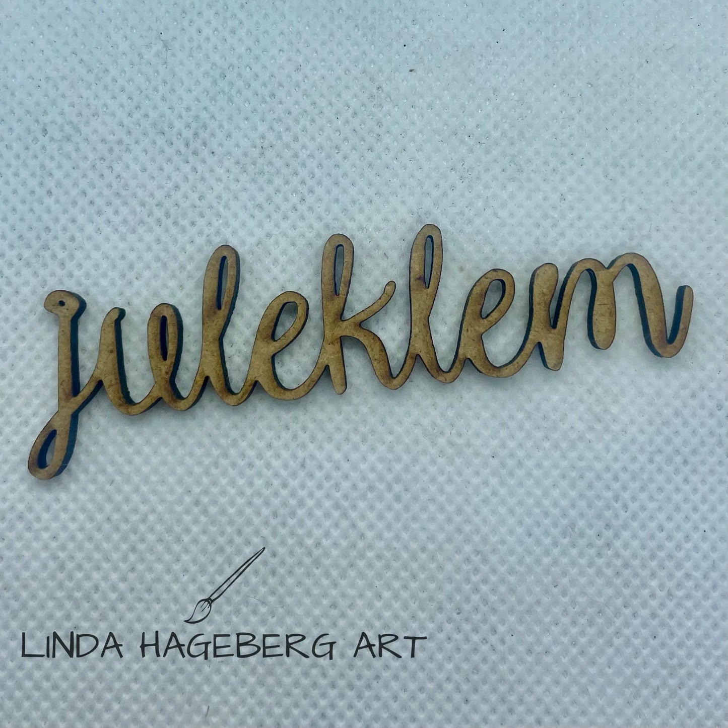 LindaHagebergArt - Chipboard HDF - Juleklem 01