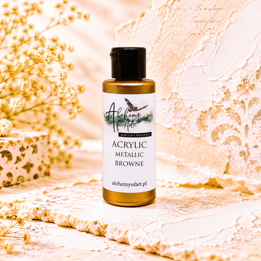 Alchemy of Art – Metallic akrylmaling Browne 60 ml