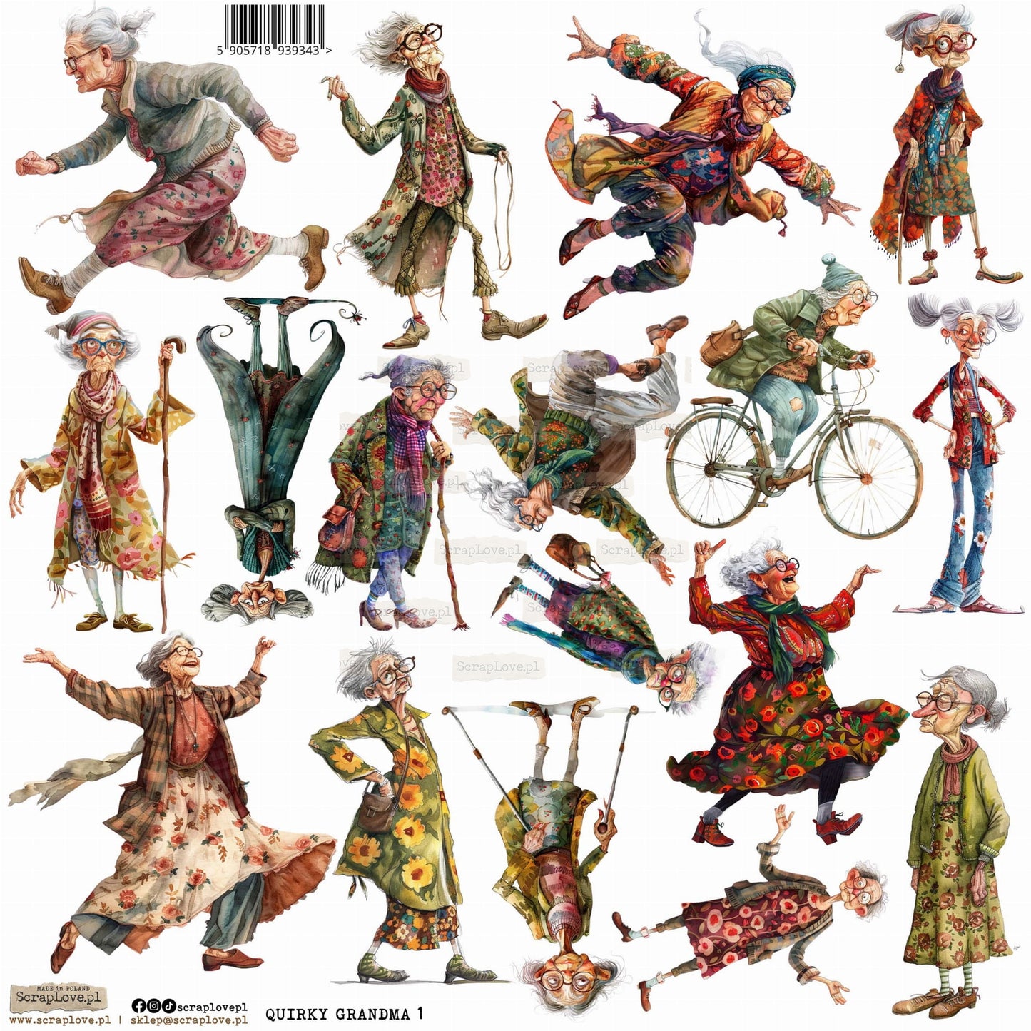 Scraplove - Quirky Grandma