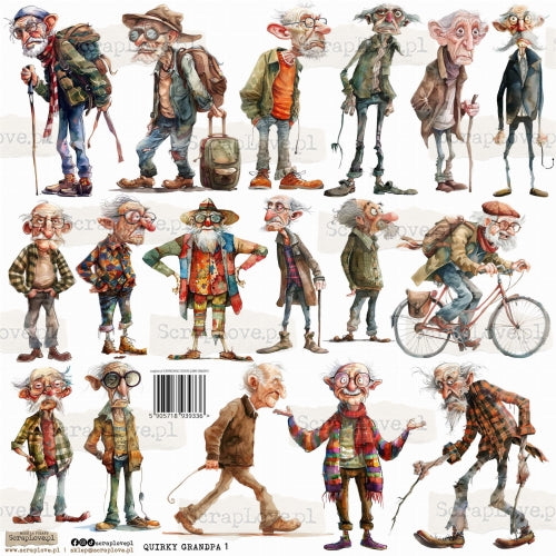 Scraplove - Quirky Grandpa