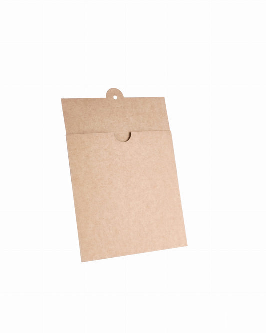 Gavekort/Voucher etui 15x15cm - kraft
