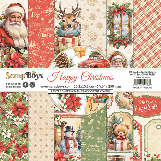 Scrapboys - Happy Christmas 6x6"