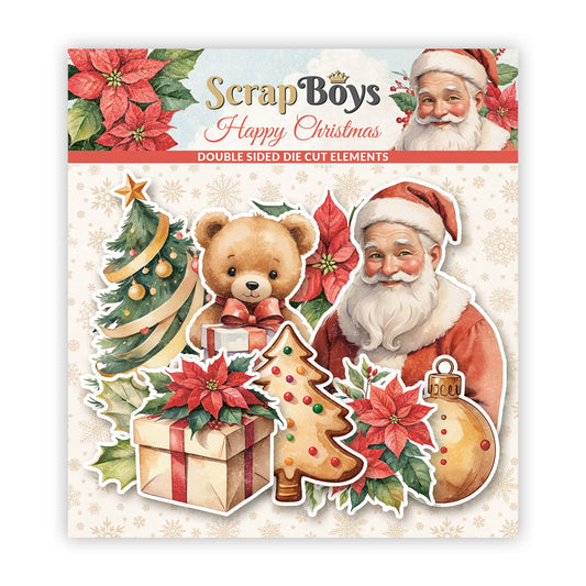 Scrapboys - Happy Christmas Die Cut