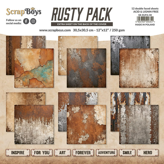 Scrapboys - Rusty Pack 12x12"