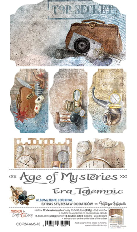 Craft o`clock - Age of Mysteries - klippebok journal