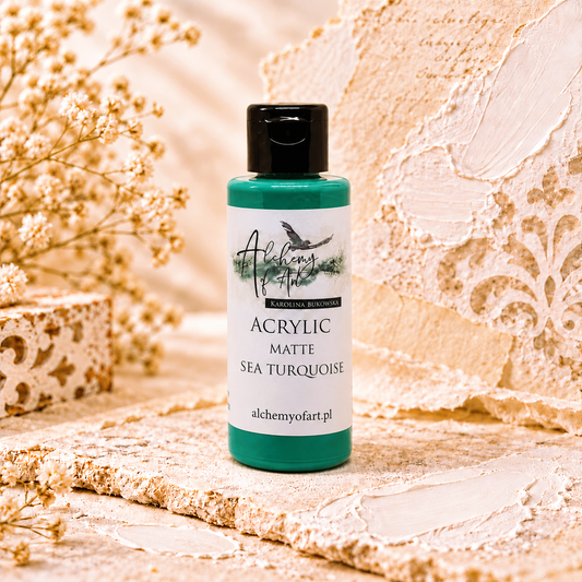Alchemy of Art – Matt akrylmaling Sea turquoise 60ml
