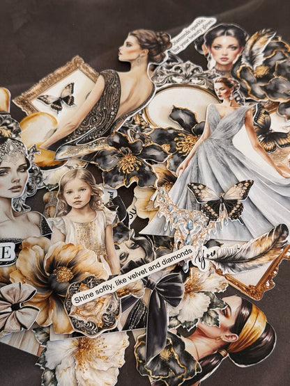 13Arts - Black Velvet - die cuts