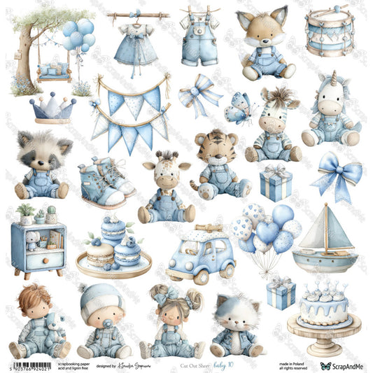 Scrapandme - Lovely Day 12x12" - baby 10