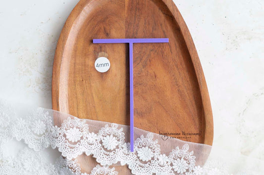 T-formet linjal for albumomslag 4mm